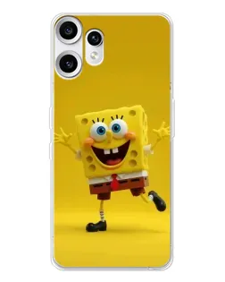 Чехол для Nothing CMF Phone 2 Pro с картинкой «Позитивный Губка Боб»