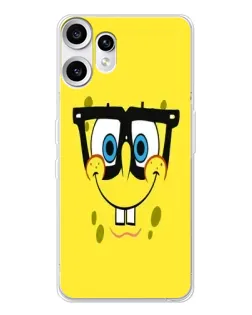 Чехол для Nothing CMF Phone 2 Pro с картинкой «Минималистичный Спанч Боб»