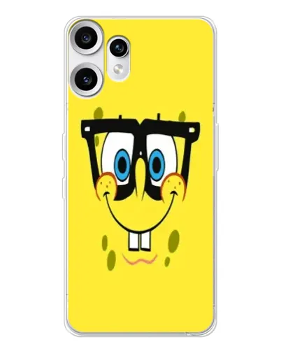 Чехол для Nothing CMF Phone 2 Pro с картинкой «Минималистичный Спанч Боб» Чехол для Nothing CMF Phone 2 Pro с картинкой «Минималистичный Спанч Боб»