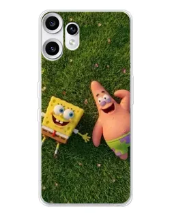 Чехол для Nothing CMF Phone 2 Pro с картинкой «Друзья на лужайке»