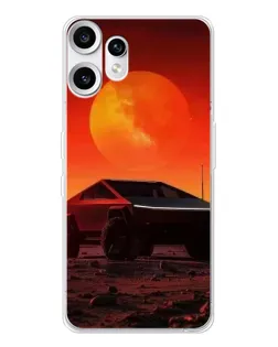 Чохол для Nothing CMF Phone 2 Pro з картинкою «Cybertruck на Марсі»