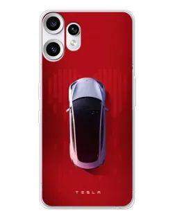 Чохол для Nothing CMF Phone 2 Pro з картинкою «Tesla Top View»