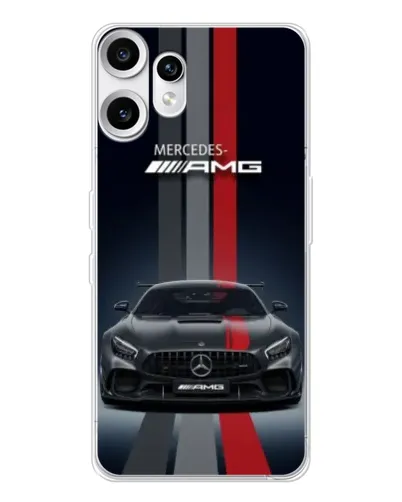 Чохол для Nothing CMF Phone 2 Pro з картинкою «Mercedes — білий карбон» Чохол для Nothing CMF Phone 2 Pro з картинкою «Mercedes — білий карбон»