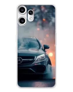 Чохол для Nothing CMF Phone 2 Pro з картинкою «Mercedes — нічне місто»
