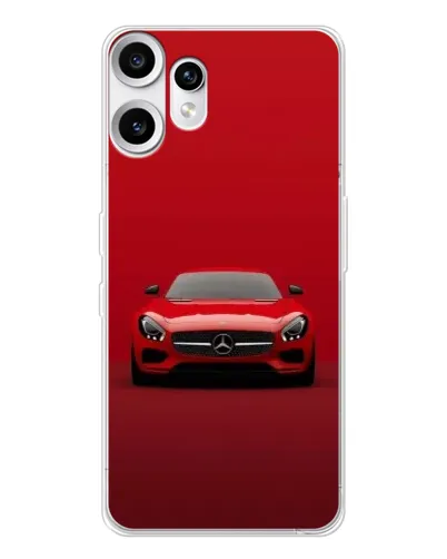 Чохол для Nothing CMF Phone 2 Pro з картинкою «Червоний Mercedes AMG» Чохол для Nothing CMF Phone 2 Pro з картинкою «Червоний Mercedes AMG»