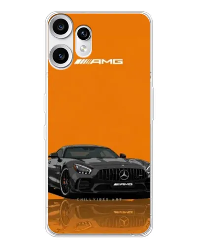 Чохол для Nothing CMF Phone 2 Pro з картинкою «Помаранчевий Mercedes AMG» Чохол для Nothing CMF Phone 2 Pro з картинкою «Помаранчевий Mercedes AMG»