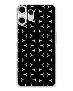 Чехол для Nothing CMF Phone 2 Pro с картинкой «Mercedes паттерн звезд»