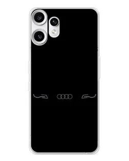 Чехол для Nothing CMF Phone 2 Pro с картинкой «Audi — световой подпись»