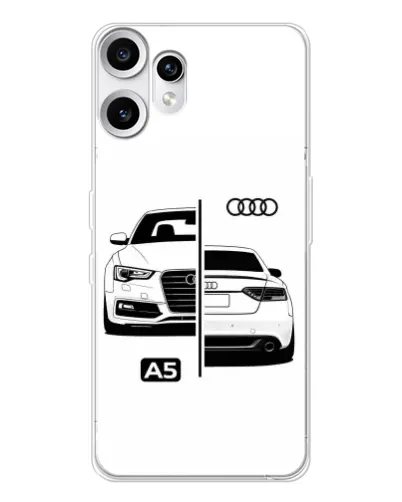Чехол для Nothing CMF Phone 2 Pro с картинкой «Audi — контрастный дизайн» Чехол для Nothing CMF Phone 2 Pro с картинкой «Audi — контрастный дизайн»