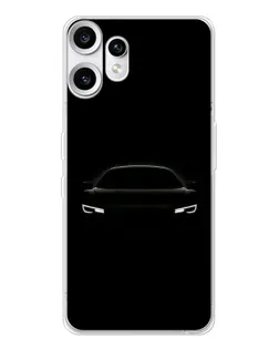 Чехол для Nothing CMF Phone 2 Pro с картинкой «Взгляд Audi в темноте»