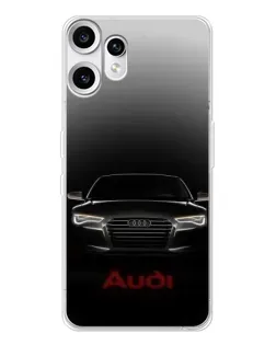 Чехол для Nothing CMF Phone 2 Pro с картинкой «Audi — градиентный контур»