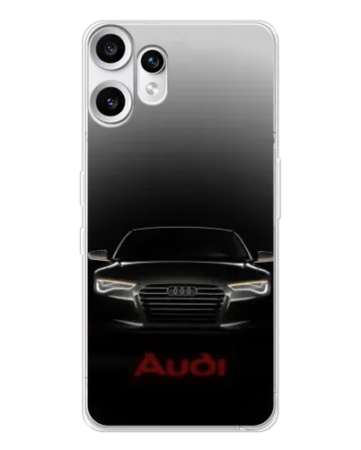 Чехол для Nothing CMF Phone 2 Pro с картинкой «Audi — градиентный контур» Чехол для Nothing CMF Phone 2 Pro с картинкой «Audi — градиентный контур»