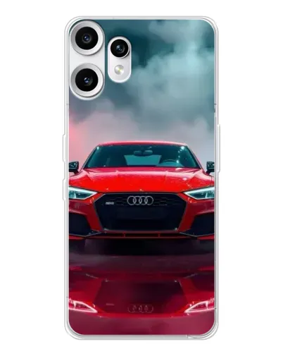 Чехол для Nothing CMF Phone 2 Pro с картинкой «Audi RS — красный стиль» Чехол для Nothing CMF Phone 2 Pro с картинкой «Audi RS — красный стиль»