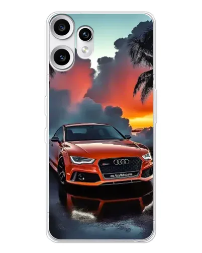 Чехол для Nothing CMF Phone 2 Pro с картинкой «Audi — закат» Чехол для Nothing CMF Phone 2 Pro с картинкой «Audi — закат»