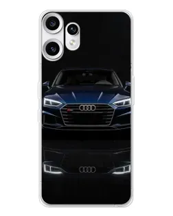 Чехол для Nothing CMF Phone 2 Pro с картинкой «Audi — ночное отражение»