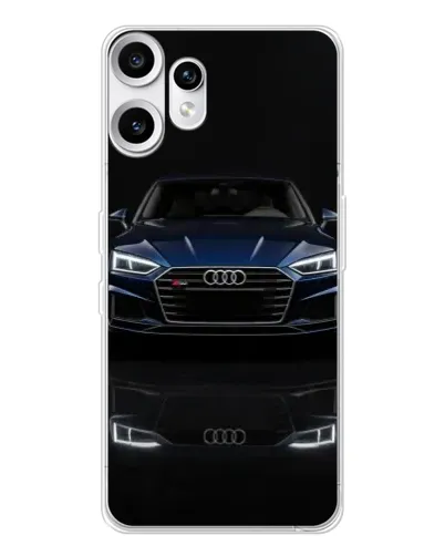 Чехол для Nothing CMF Phone 2 Pro с картинкой «Audi — ночное отражение» Чехол для Nothing CMF Phone 2 Pro с картинкой «Audi — ночное отражение»