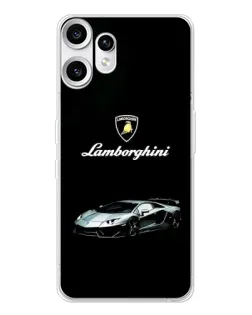 Чехол для Nothing CMF Phone 2 Pro с картинкой «Логотип Lamborghini классика»