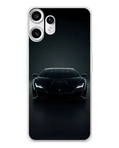 Чехол для Nothing CMF Phone 2 Pro с картинкой «Черный Lamborghini Aventador» Чехол для Nothing CMF Phone 2 Pro с картинкой «Черный Lamborghini Aventador»