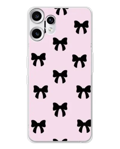 Чохол для Nothing CMF Phone 2 Pro з картинкою «Чорні банти Coquette» Чохол для Nothing CMF Phone 2 Pro з картинкою «Чорні банти Coquette»