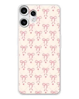 Чохол для Nothing CMF Phone 2 Pro з картинкою «Рожеві бантики Coquette» Чохол для Nothing CMF Phone 2 Pro з картинкою «Рожеві бантики Coquette»