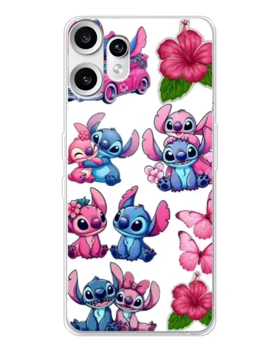 Чохол для Nothing CMF Phone 2 Pro з картинкою «Стікери Stitch та Angel» Чохол для Nothing CMF Phone 2 Pro з картинкою «Стікери Stitch та Angel»