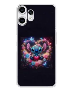 Чохол для Nothing CMF Phone 2 Pro з картинкою «Stitch у квітах»