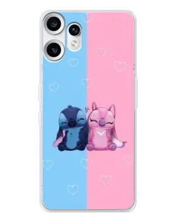 Чохол для Nothing CMF Phone 2 Pro з картинкою «Stitch та Angel Love»