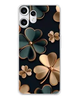 Чехол для Nothing CMF Phone 2 Pro с картинкой «Клевер в золоте» Чехол для Nothing CMF Phone 2 Pro с картинкой «Клевер в золоте»