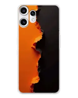 Чехол для Nothing CMF Phone 2 Pro с картинкой «Оранжевый разлом»