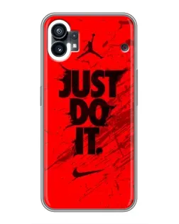 Чехол для Nothing Phone 1 с картинкой «Nike Just Do It»