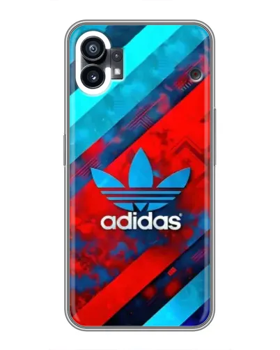 Чехол для Nothing Phone 1 с картинкой «Абстракция Adidas»