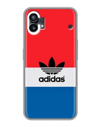 Чехол для Nothing Phone 1 с картинкой «Ретро блоки Adidas»