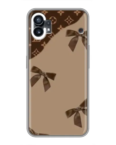 Чехол для Nothing Phone 1 с картинкой «LV — кофейный атлас» Чехол для Nothing Phone 1 с картинкой «LV — кофейный атлас»