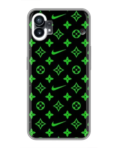 Чехол для Nothing Phone 1 с картинкой «Неоновый принт LV» Чехол для Nothing Phone 1 с картинкой «Неоновый принт LV»