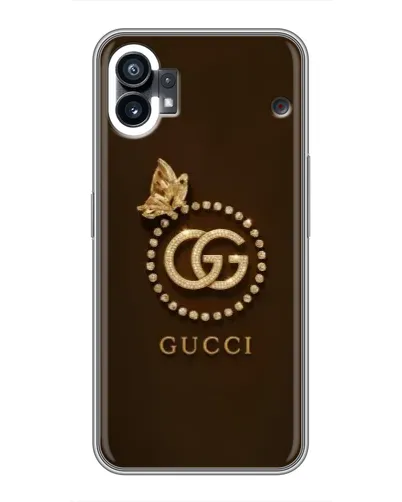 Чехол для Nothing Phone 1 с картинкой «Gucci — золотая бабочка» Чехол для Nothing Phone 1 с картинкой «Gucci — золотая бабочка»