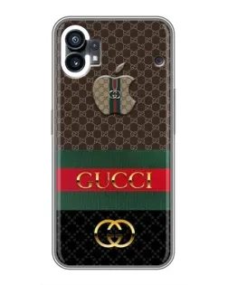 Чехол для Nothing Phone 1 с картинкой «Gucci — брендированный десерт»