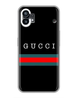 Чехол для Nothing Phone 1 с картинкой «Gucci — красный пояс»