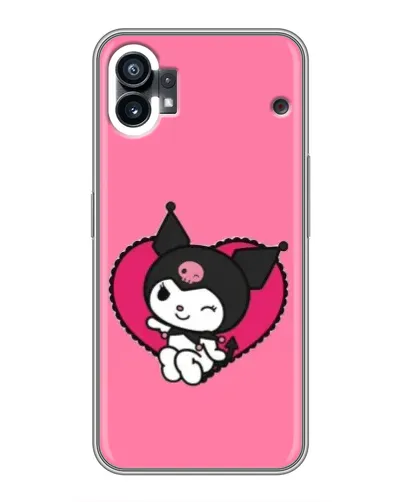 Чехол для Nothing Phone 1 с картинкой «Kuromi — любовь в сердце» Чехол для Nothing Phone 1 с картинкой «Kuromi — любовь в сердце»