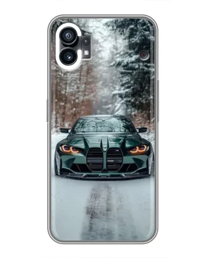 Чехол для Nothing Phone 1 с картинкой «BMW в зимнем лесу» Чехол для Nothing Phone 1 с картинкой «BMW в зимнем лесу»