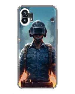 Чохол для Nothing Phone 1 з картинкою «PUBG — реалістичний герой»