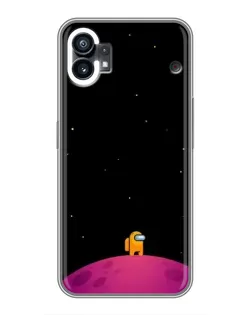 Чохол для Nothing Phone 1 з картинкою «Самотній герой на планеті» Чохол для Nothing Phone 1 з картинкою «Самотній герой на планеті»