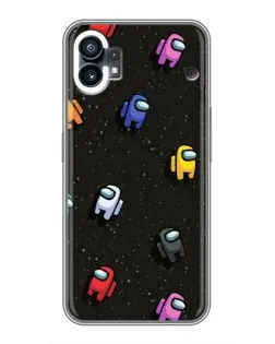 Чохол для Nothing Phone 1 з картинкою «Космічний патерн Among Us» Чохол для Nothing Phone 1 з картинкою «Космічний патерн Among Us»