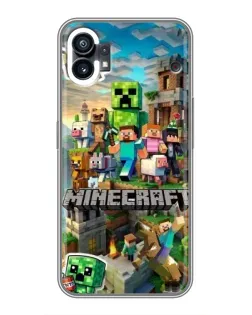 Чохол для Nothing Phone 1 з картинкою «Замок Minecraft» Чохол для Nothing Phone 1 з картинкою «Замок Minecraft»