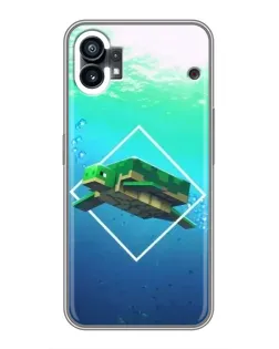 Чохол для Nothing Phone 1 з картинкою «Черепаха Minecraft» Чохол для Nothing Phone 1 з картинкою «Черепаха Minecraft»