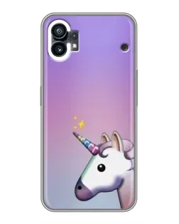 Чехол для Nothing Phone 1 с картинкой «Единорог градиент» Чехол для Nothing Phone 1 с картинкой «Единорог градиент»