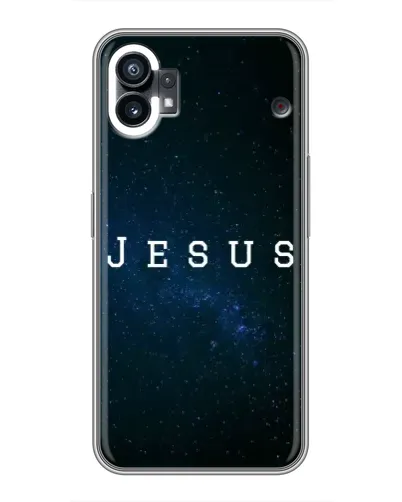 Чехол для Nothing Phone 1 с картинкой «Звездное небо Jesus» Чехол для Nothing Phone 1 с картинкой «Звездное небо Jesus»