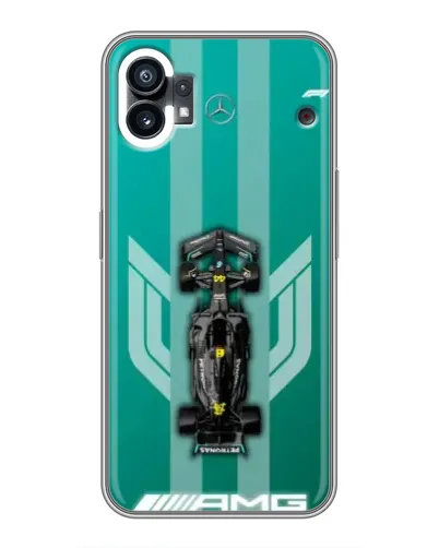 Чехол для Nothing Phone 1 с картинкой «Mercedes AMG Petronas»