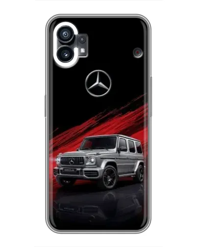 Чехол для Nothing Phone 1 с картинкой «Mercedes G-Class красный»