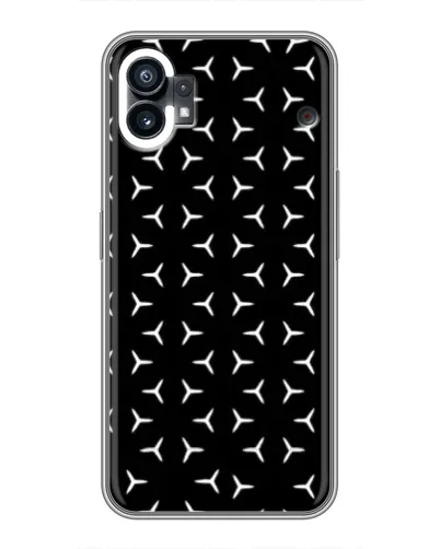 Чехол для Nothing Phone 1 с картинкой «Mercedes паттерн звезд» Чехол для Nothing Phone 1 с картинкой «Mercedes паттерн звезд»