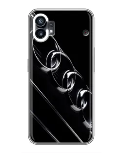 Чохол для Nothing Phone 1 з картинкою «Audi — абстрактні кільця»